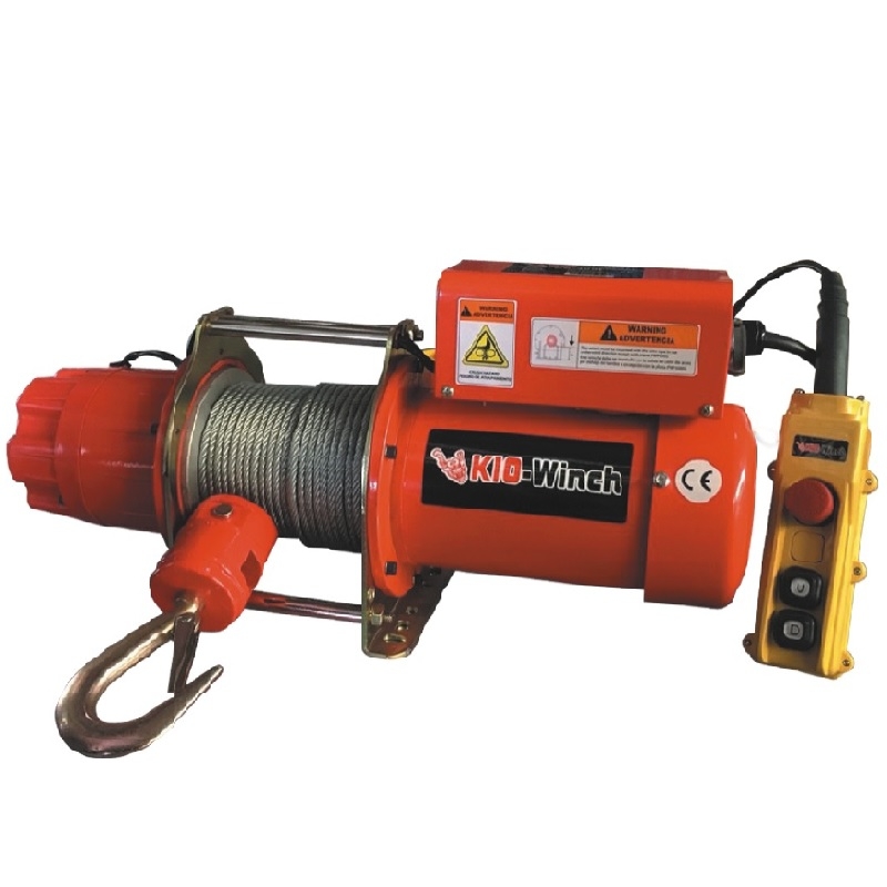 Flat winch 230 VAC