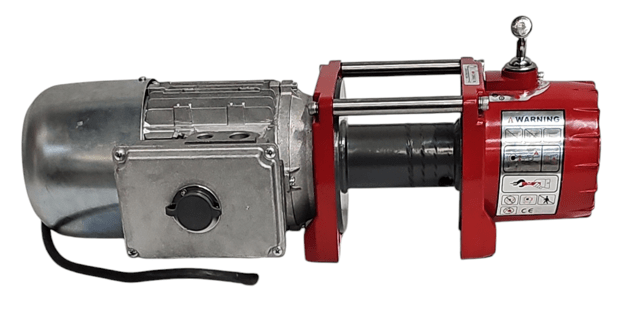 GW 2500 kg Short Drum Pull Winch 230V 14 m