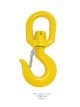 Self-closing swivel hook 8 mm 2000 kg