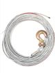 Steel Rope / Staalkabel / Stahlseil 8 mm 30 mtr mit Haaken / with Hook / met haak 4600 kg Brakingforce/Bruchstärke/Breeksterkte